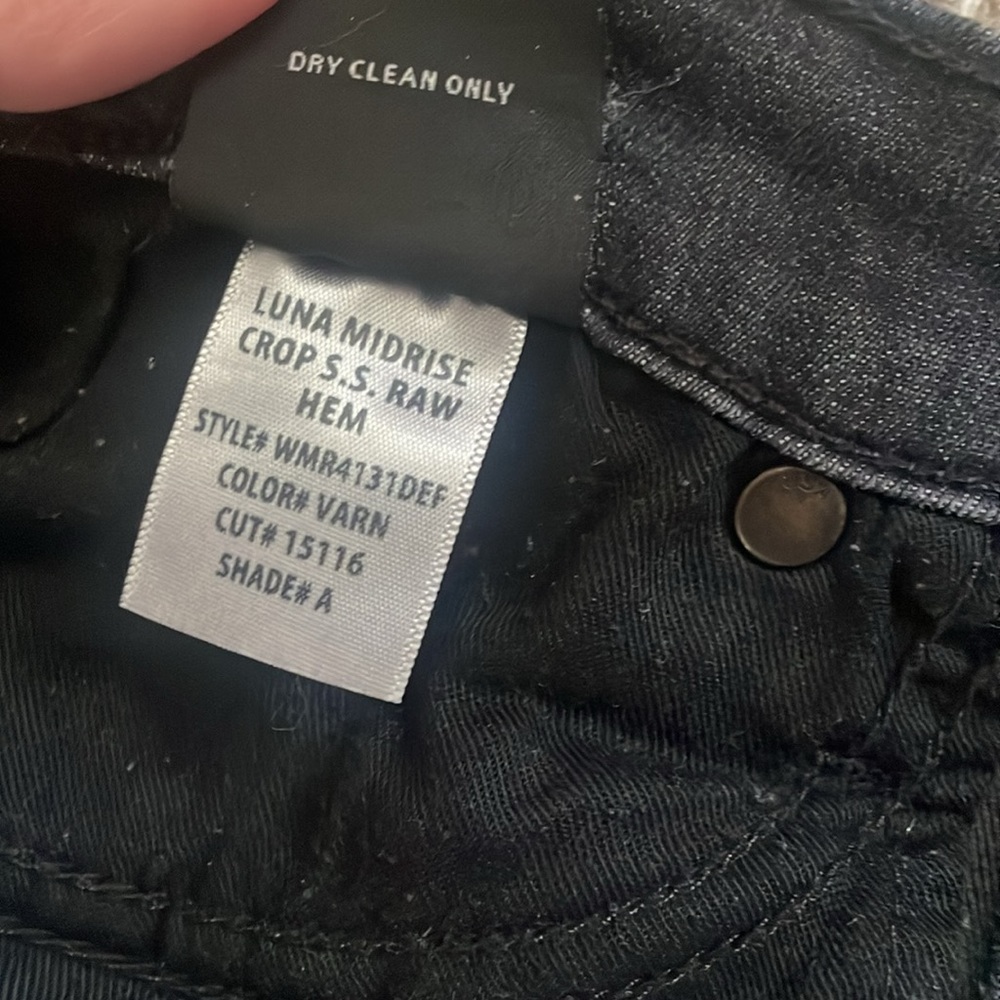 Hudson Luna Midrise Crop S.S. Raw Hem Jeans - Picture 7 of 8